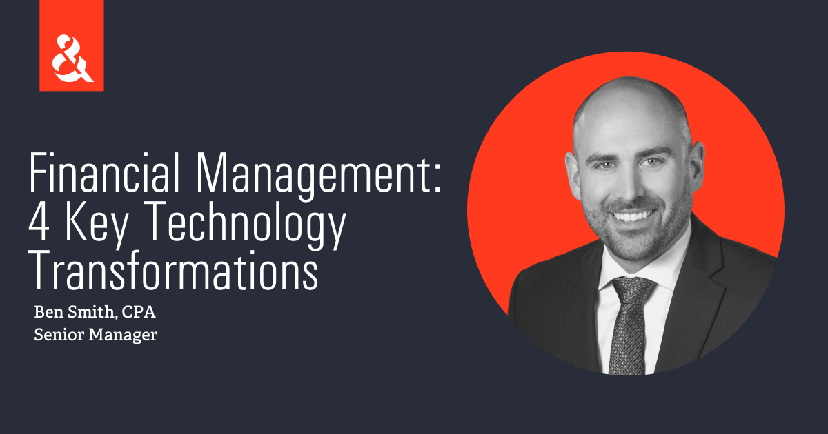 Financial Management: 4 Key Technology Transformations